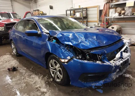 2016 Honda Civic Lx из США, поврежденный, VIN 19XFC2F59GE233344